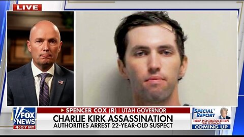 Gov Cox: Charlie Kirk Alleged Assassin Acted Alone