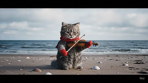 The Cat and the Winter Shore