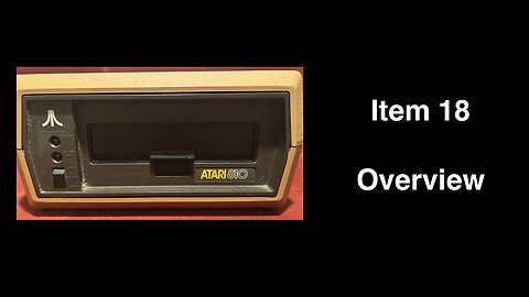 Item 18: Atari 810 Floppy Drive 1980