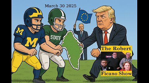 MSU v. UM, NSA v. USA, Trump Tariffs v. Jobs 03.30.2025
