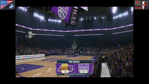 Basket Hoops 2025-2026: Game #35 [Los Angeles Lakers at Sacramento Kings]