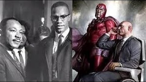 IT ALL GOES BACK TO THIS: PROFESSOR X (MLK) N MAGNETO (MALCOLM X) #freetheland #3kingswalking