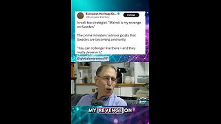 Israeli top strategistexplains importing Muslim refugees to Sweden is revenge for hating Israel.