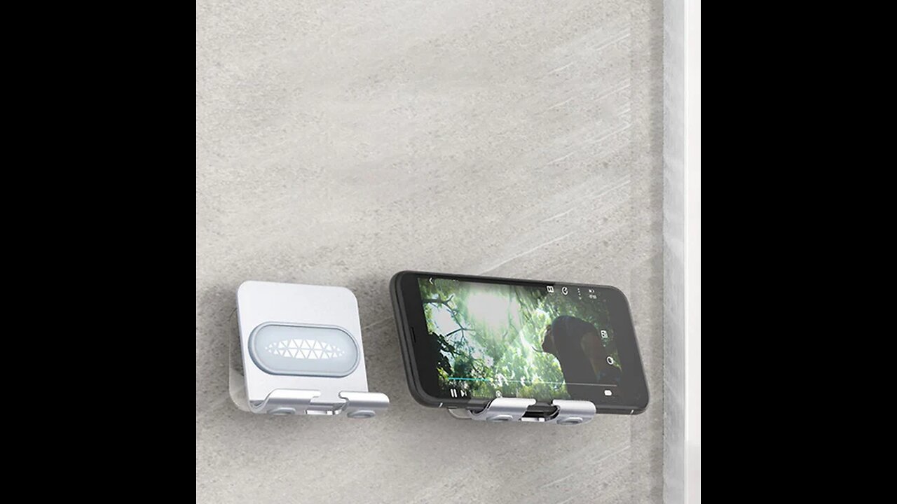 Wall Phone Holder, with Adjustable Angle, Strong Bearing Capacity, Multi-functional &Non-slip Design