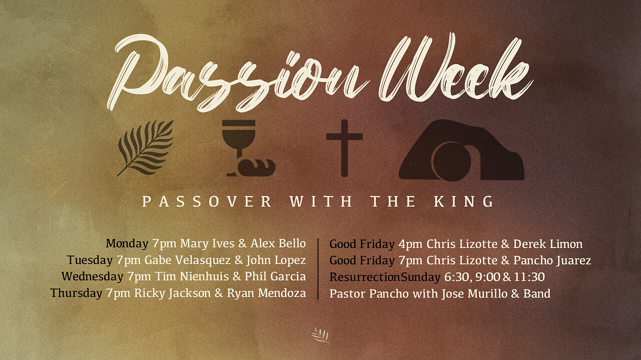 The Ark Montebello - 041725 Passion Week Service