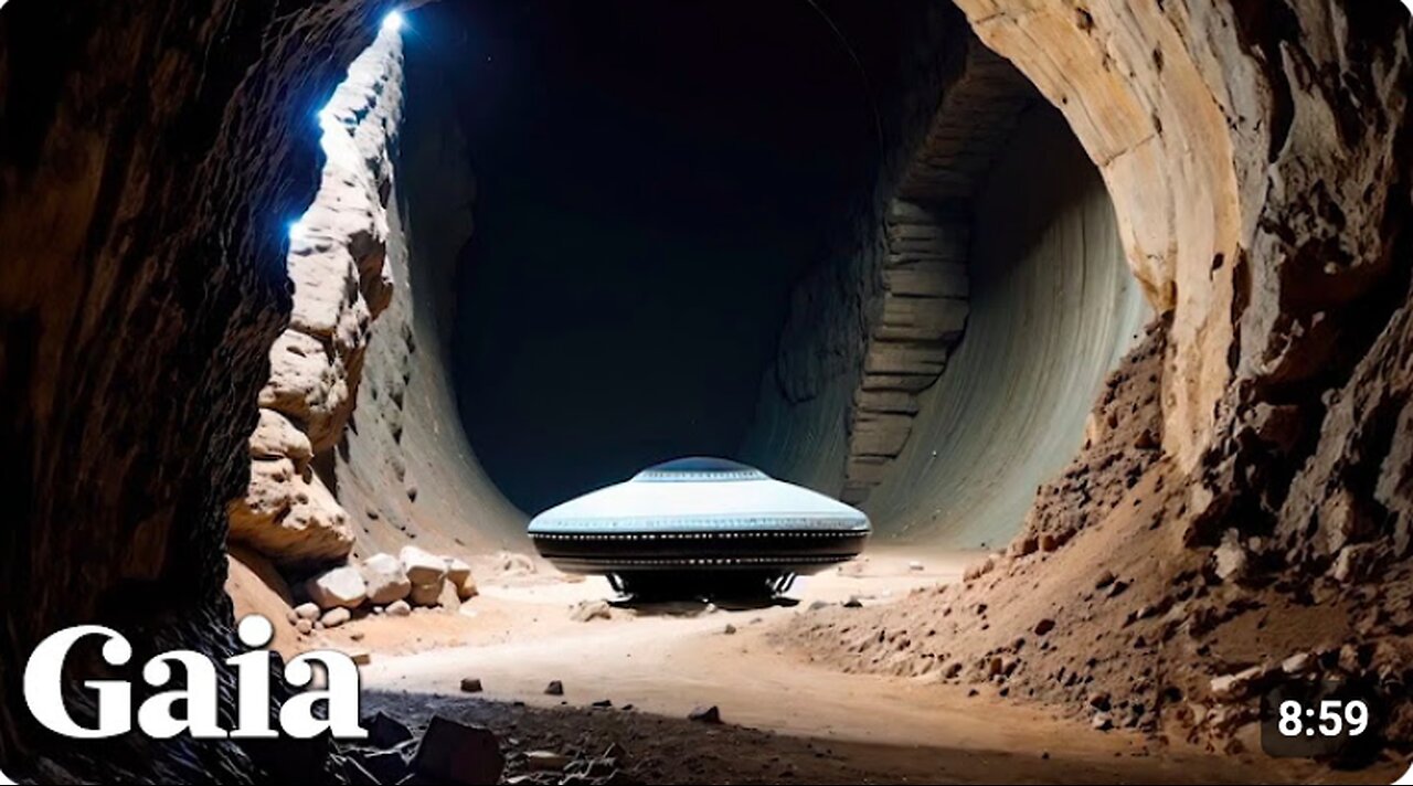 Alien spaceship found under the pyramids of Giza