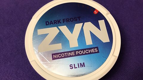 Zyn Dark Frost (Nicotine Pouches) Review