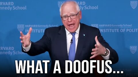 Tim Walz ADMITS Kamala chose him as VP to be the token white guy of her administration