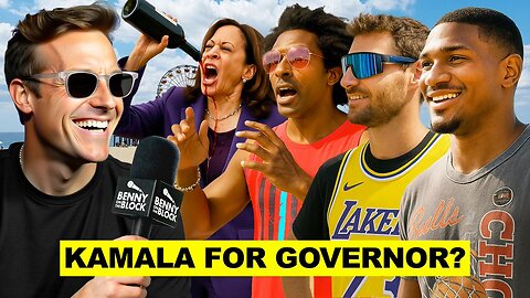 Brutal Street interviews | Kamala for Calif governor⁉️