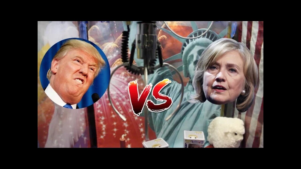 TRUMP VS CLINTON CLAW MACHINE STYLE