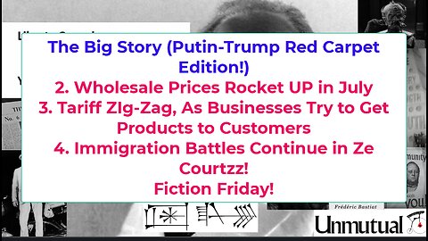 Liberty Conspiracy Live 8-15-25! Trump-Putin, Gaza Worsens, Immigration Police, Soc Sec