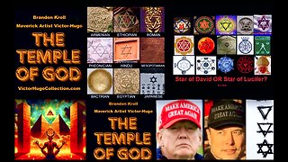 Brandon Kroll Victor Hugo Trump Musk Star Of David Star Of Remphan Star Of Lucifer Kabbalah Tarot