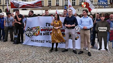 Stop germanizacji Wrocławia - Marta Czech - Konfederacja Korony Polskiej