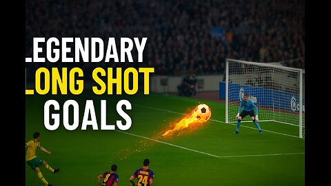 Legendary Long Shot Goals You Won’t Believe! 🚀⚽ #Shorts