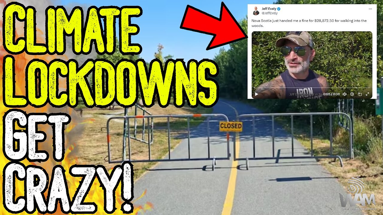 CLIMATE LOCKDOWNS GET CRAZY! - Man Fined 28k For Going Outside! - Mass Disobedience Imminent?