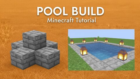 Build a MINI Pool in Minecraft Now!