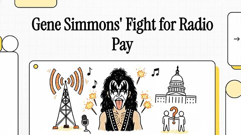 Gene Simmons' Fight For Radio Pay!