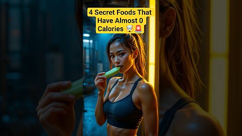 4 Secret Foods That Have Almost ZERO Calories 🤯🔥 | Eat More & Lose Weight! #Shorts #WeightLoss