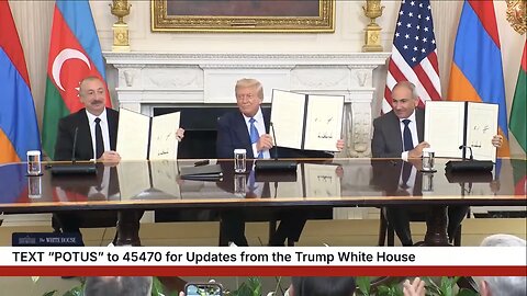 TRUMP❤️🇺🇸🪽🥇🕺🎊HOST TRILATERAL🤍🇺🇸🏅🪽🇦🇲PEACE SIGNING CEREMONY💙🇺🇸🏅🪽🇦🇿🏛️⭐️