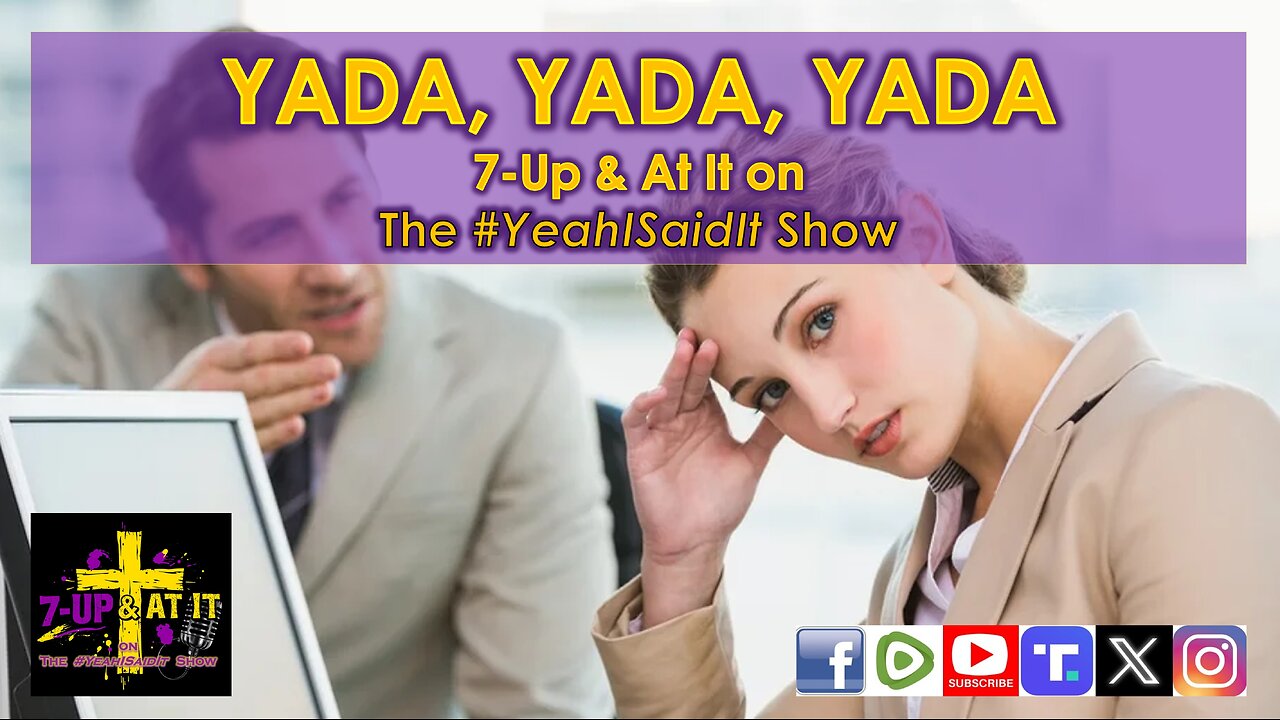 WORD OF THE DAY: HOSEA 4:6 - YADA, YADA, YADA