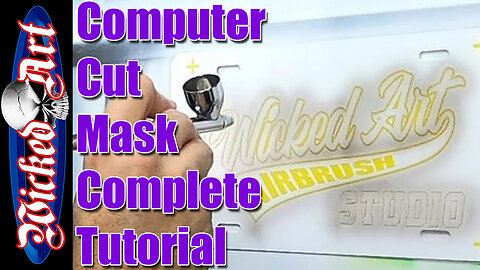 Airbrush Tutorial: How-to Register Multiple Vinyl Paint Masks