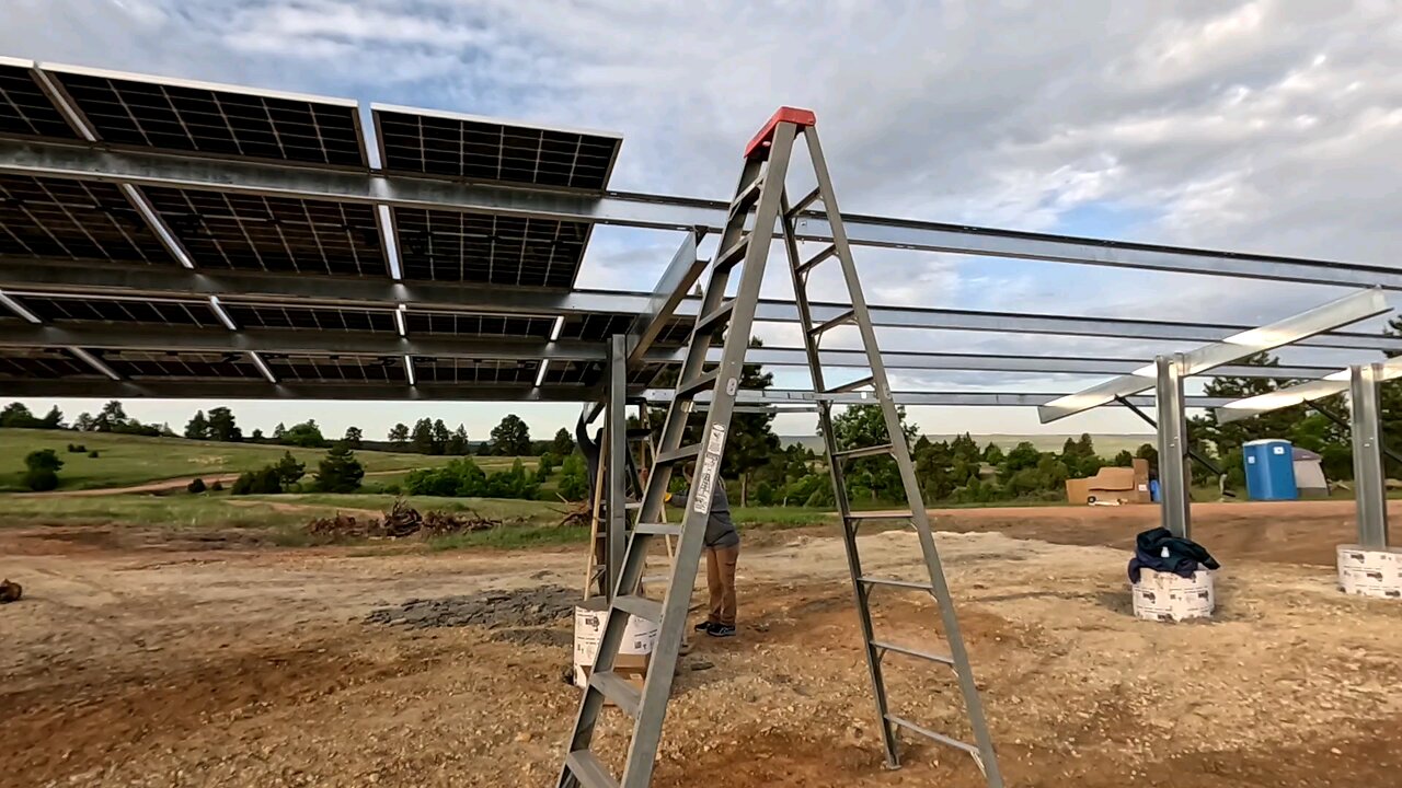 South Rack Panel Installation Day 2