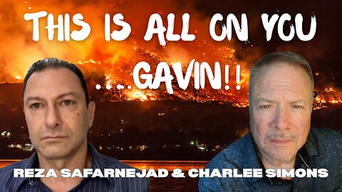 GAVIN DANCED, while Reza LOST EVERYTHING in the L.A. FIRES