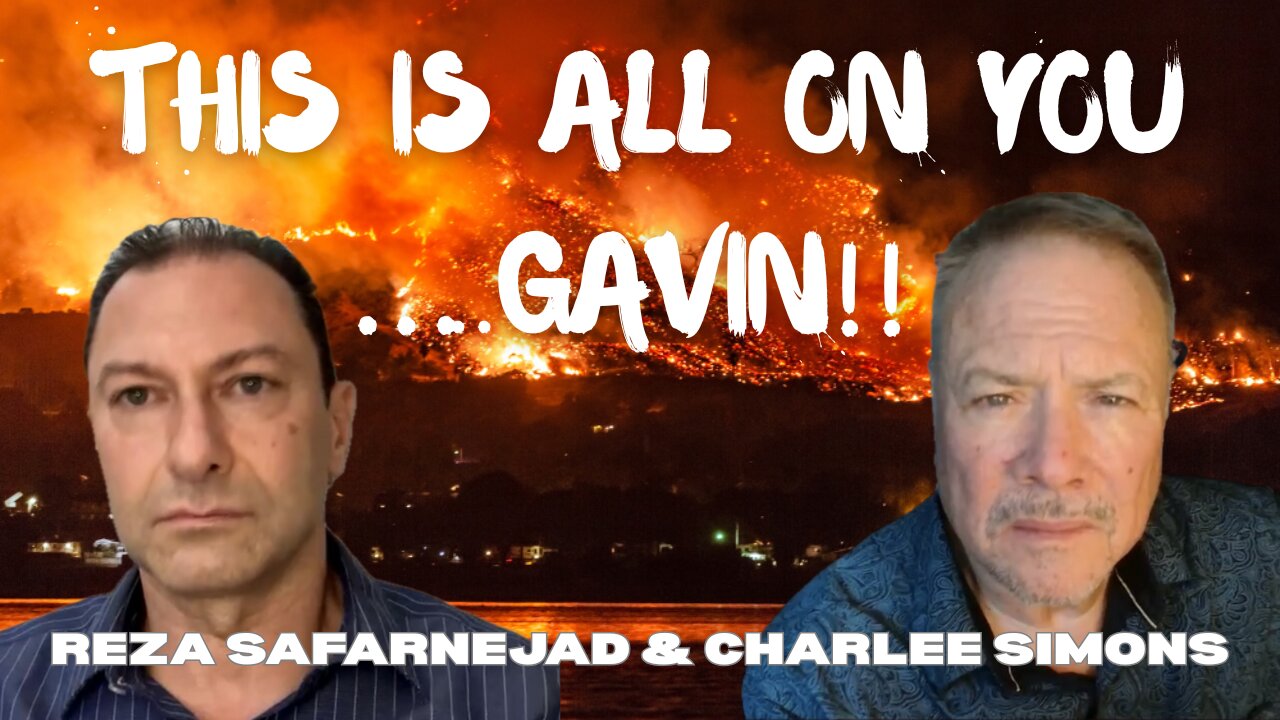 GAVIN DANCED, while Reza LOST EVERYTHING in the L.A. FIRES