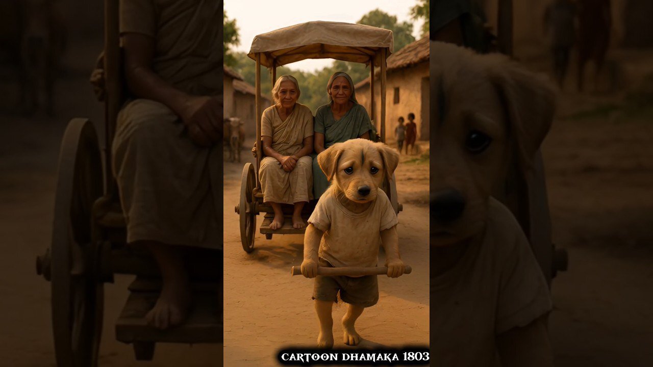 The poor puppy didn’t have money for food. Puppy ia