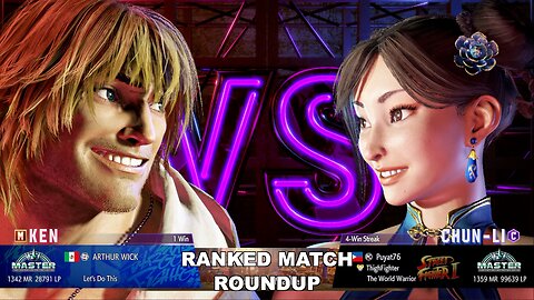 Kuya Kalbo SF6 Ranked Roundup. Chun Li Master Rank [Hori Fight Stick]