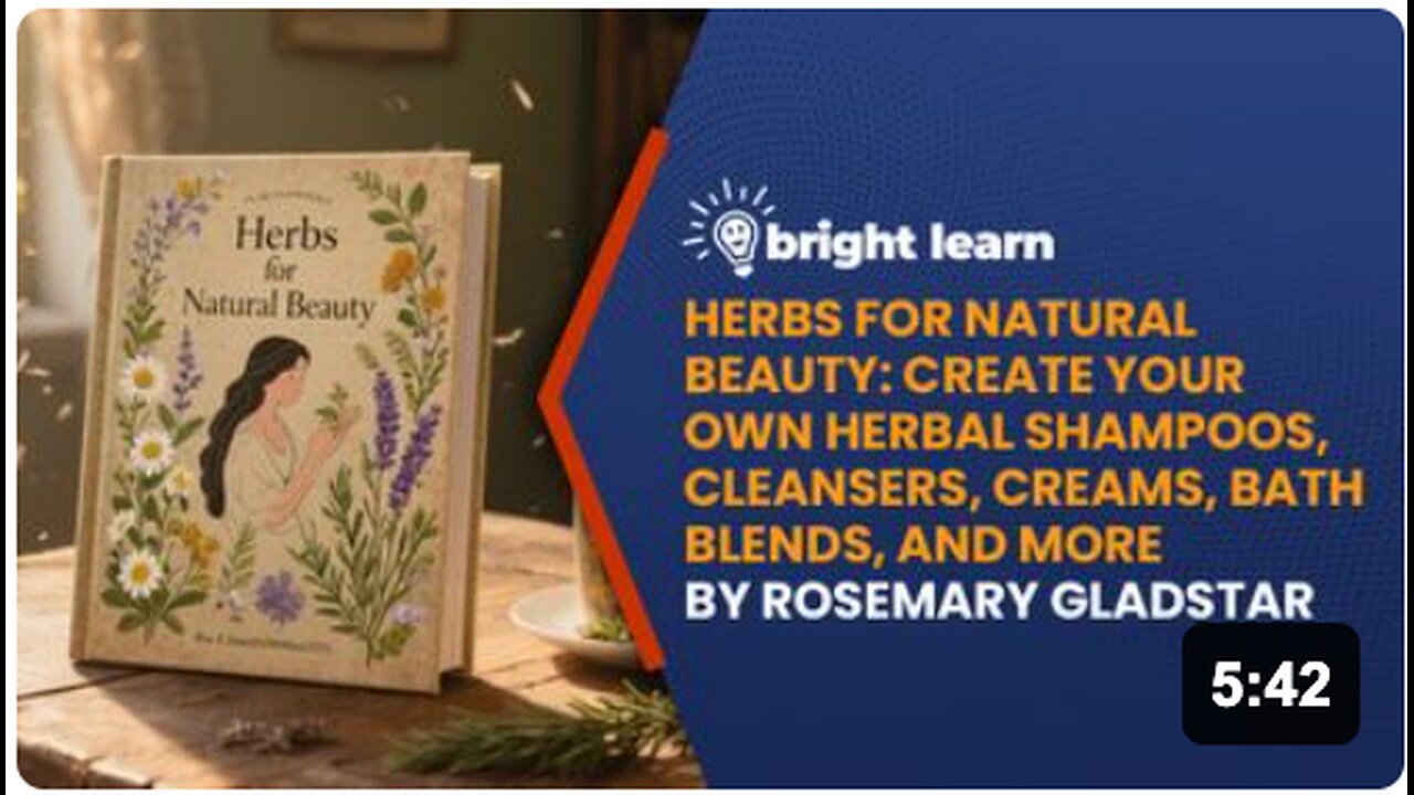BrightLearn - Herbs for Natural Beauty: Create Your Own Herbal Shampoos, Cleansers, Creams, Bath Blends, and More by Rosemary Gladstar