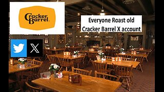 Cracker Barrel X account gets ratioed hard on its old post