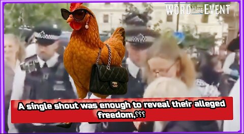 A single shout was enough to reveal their alleged freedom,