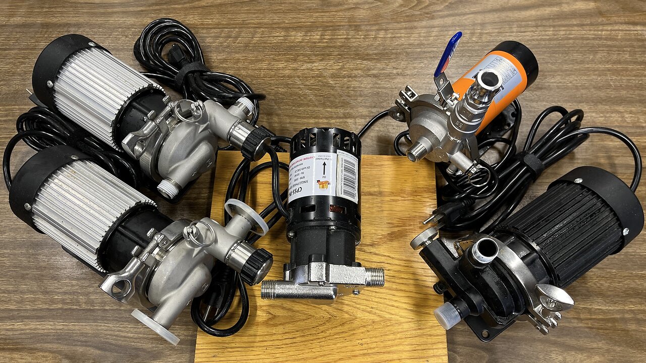 My Brew Pumps: A Comparison Between the Chugger, Blichmann RipTide, Spike Flow, & Anvil XP