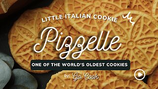 Pizzelle Cookies | An Ancient Italian Recipe for All Holidays!