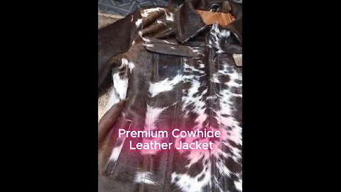 Premium Cowhide Leather Jacket – Authentic Craftsmanship with Timeless Appeal