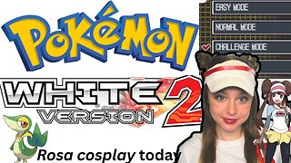 🤍Challenge Mode *ELITE 4* in Rosa Cosplay Pokemon White 2 Playthrough | Voice Acting