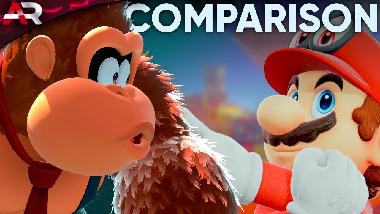 Donkey Kong Bananza Vs Mario Odyssey Graphics & Tech Comparison On Nintendo Switch 2