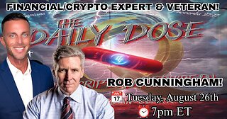 Live with financial/crypto expert & USAF veteran, Rob Cunningham!