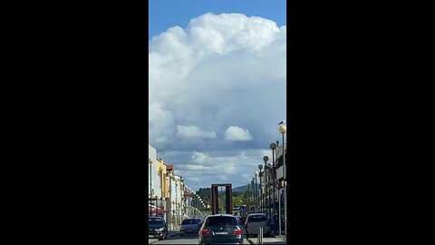 “Cruising Through Viana do Castelo 🌆✨ Sky So Bright, Streets So Beautiful!”