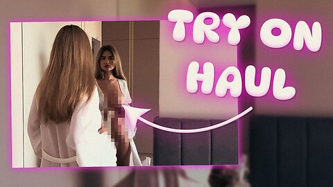Alina Transparent Bathrobe Try-On Haul | See-Through Lookbook in 4K