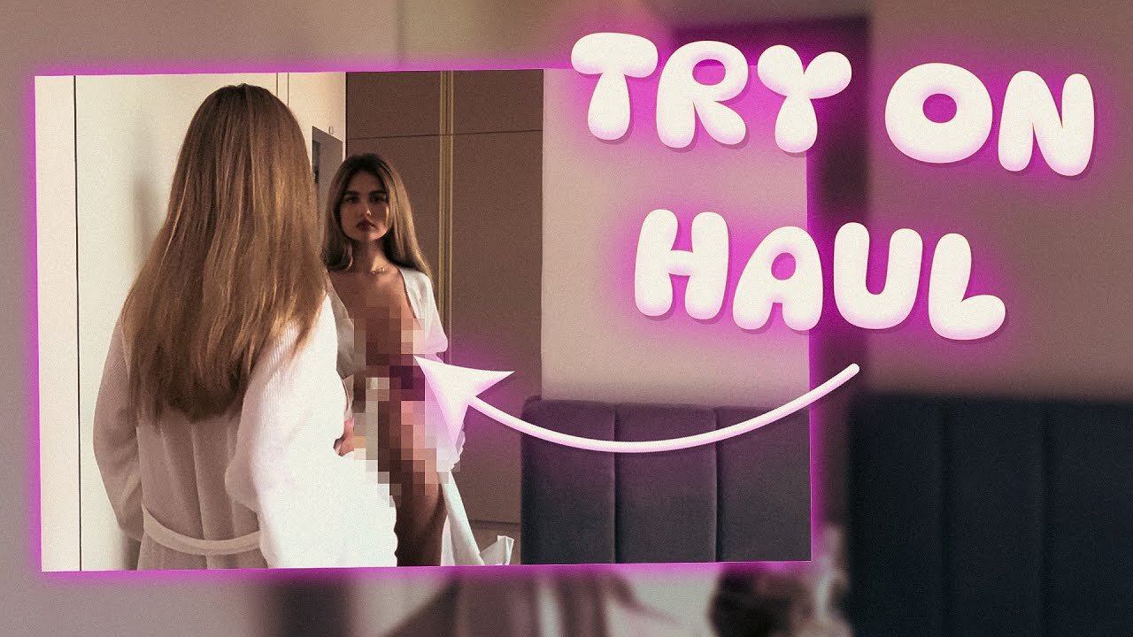 Alina Transparent Bathrobe Try-On Haul | See-Through Lookbook in 4K