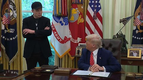Trump Press Conference with Elon Musk In Short