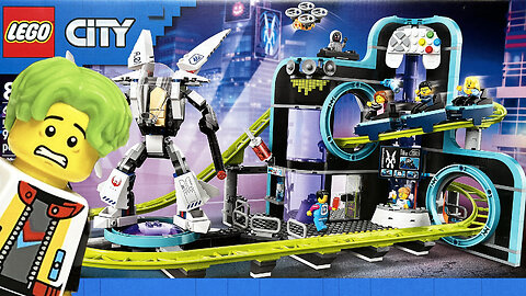 LEGO City Robot World 60421 Roller Coaster | BUILD