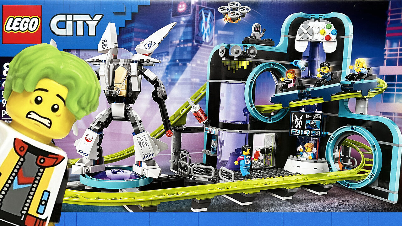 LEGO City Robot World 60421 Roller Coaster | BUILD