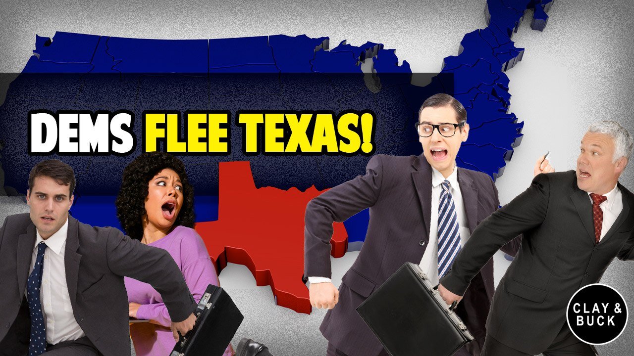Texas Democrats on the Run! Redistricting Panic Hits Hard | Clay and Buck