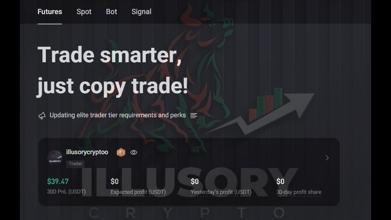 CRYPTO COPY TRADES ON BITGET EXCHANGE.