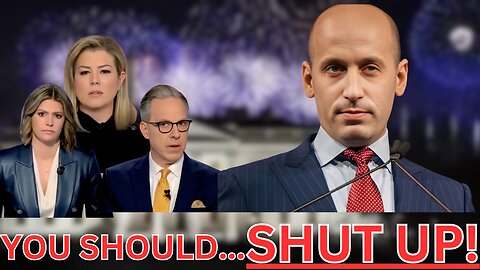 He MU*D&RED Them! Stephen Miller TAKES DOWN the Propaganda Media!