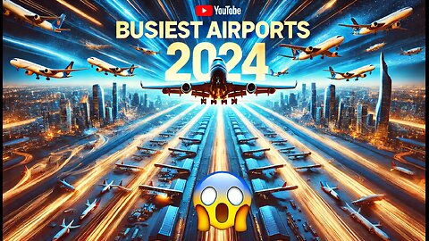 🚨 The World’s Busiest Airports in 2024 ✈️ | Top 10 Most Crowded Airports Ranked! 🌍