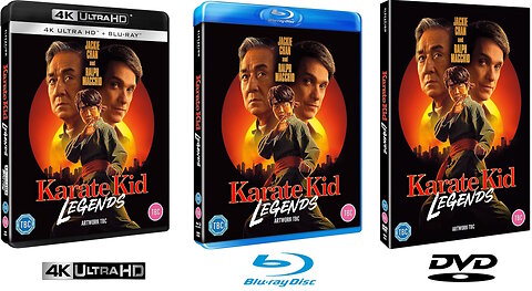 Karate Kid: Legends [4K UHD & Blu-ray & DVD Editions] Jackie Chan & Ralph Macchio